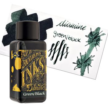 Lọ Mực Diamine Green Black 30ml