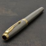 Bút dạ bi parker Sonnet 07 cisele Silver cài vàng