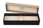 Bút máy Parker Vector vỏ thép cài trắng