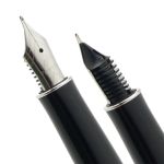Bút máy Parker Sonnet 07 Mate Black cài trắng
