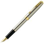 Bút máy Parker Sonnet 07 vỏ thép cài vàng