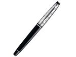Bút máy waterman Expert 3 Dulux black cài trắng