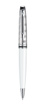 Bút bi waterman Expert 3 Dulux white cài trắng