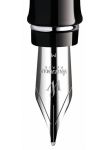 Bút máy Waterman expert 3 kim loại mờ cài trắng