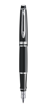 Bút máy Waterman expert 3 laque black cài trắng