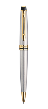 Bút bi waterman expert 3 vỏ thép cài vàng