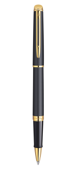 Bút dạ waterman hemisphere 10 đen mờ cài vàng