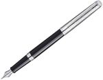 Bút máy Waterman Hemisphere 10 duluxe black cài trắng