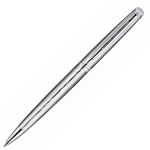 Bút bi Waterman Hemisphere10 Duluxe Metal cài trắng