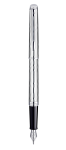 Bút máy Waterman Hemisphere10 Duluxe Metal cài trắng