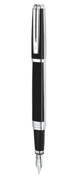 Bút máy Waterman exception Night & Day Platinum cài trắng