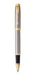 Bút dạ bi Parker IM 2017 Brushed Metal cài vàng