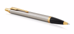 Bút bi Parker IM 2017 Brushed Metal cài vàng