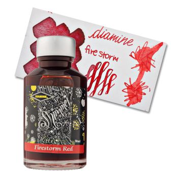 Lọ Mực Diamine Shimmer Firestorm Red 50ml