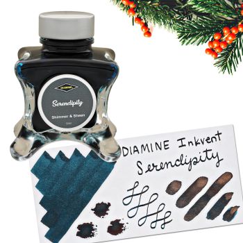 Lọ Mực Diamine Inkvent Green Edition Serendipity Shimmer & Sheen 50ml