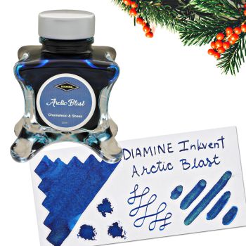 Lọ Mực Diamine Inkvent Green Edition Arctic Blast Chameleon & Sheen 50ml