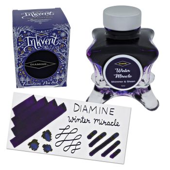 Lọ Mực Diamine Inkvent Blue Edition Winter Miracle Shimmer & Sheen 50ml