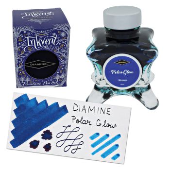 Lọ Mực Diamine Inkvent Blue Edition Polar Glow Sheen 50ml